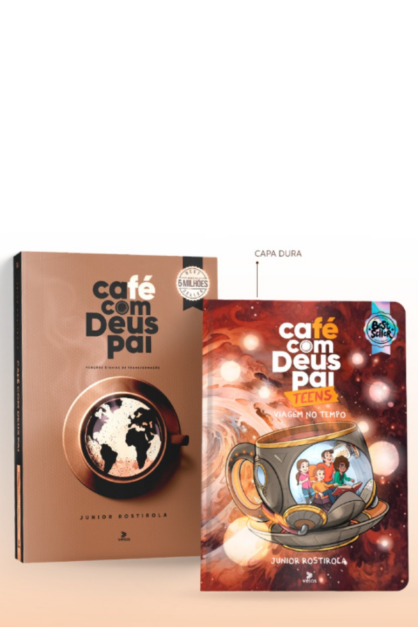 Combo Café com Deus Pai 2025: Porções Diárias de Transformação + Café com Deus Pai Teens: Viagem no Tempo